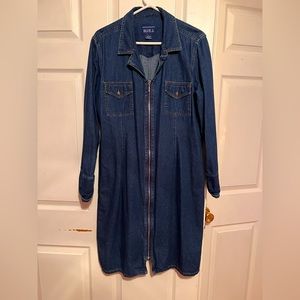 Blue J jean dress mid length